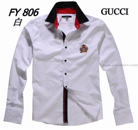 chemise blanche homme gucci|Gucci Livermore Outlet.